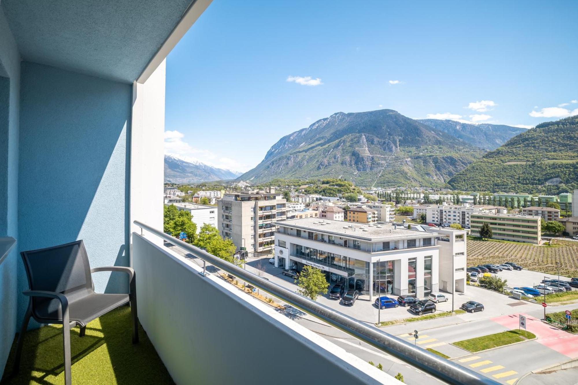 Nonanteneuf Appart Hotel Sierre - Contactless Check-In Dış mekan fotoğraf