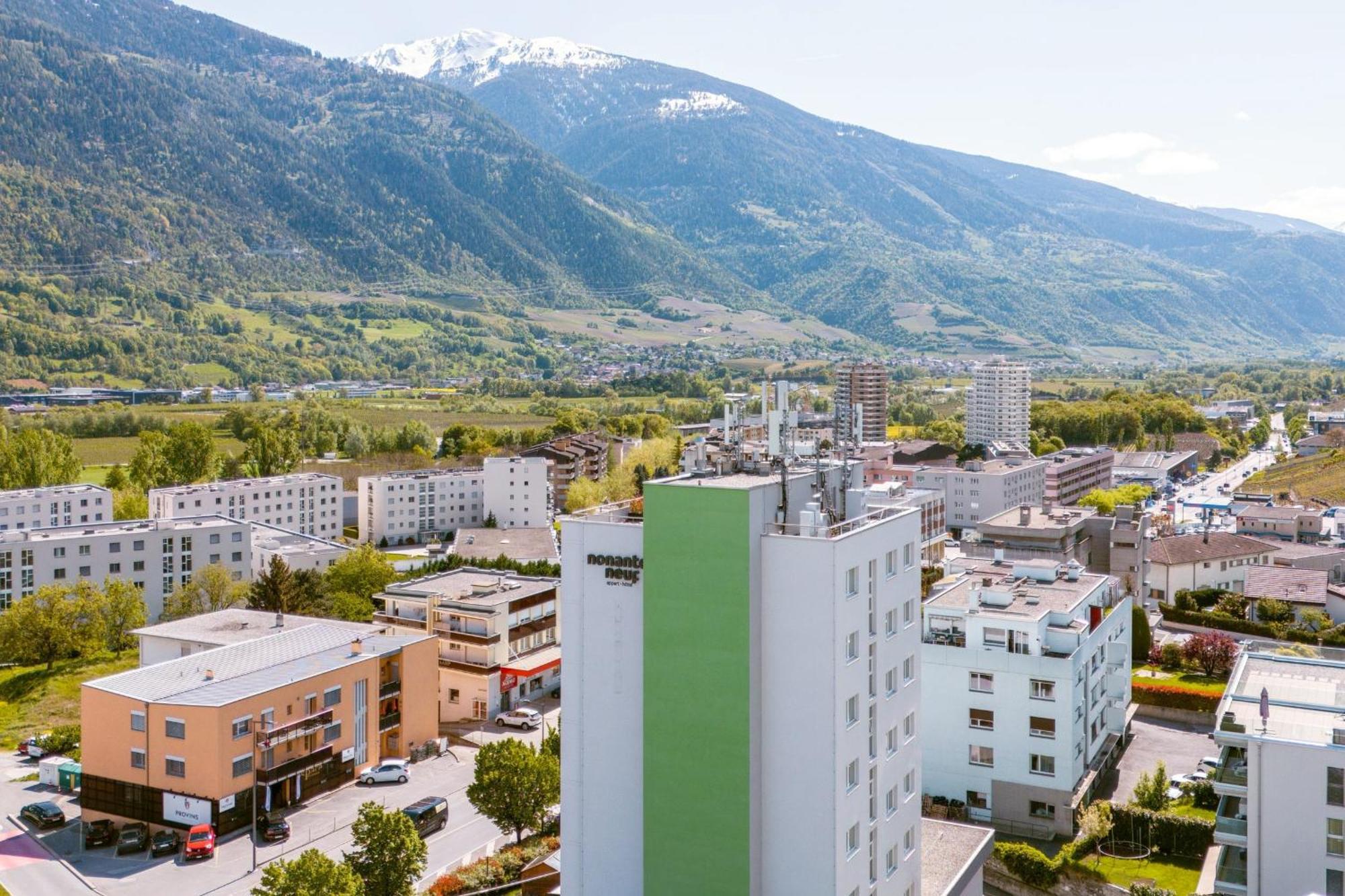 Nonanteneuf Appart Hotel Sierre - Contactless Check-In Dış mekan fotoğraf