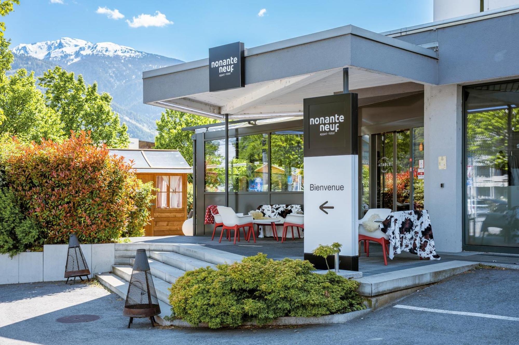 Nonanteneuf Appart Hotel Sierre - Contactless Check-In Dış mekan fotoğraf